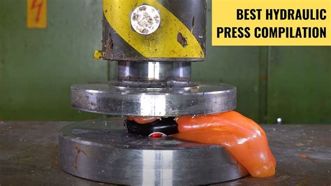 hard crush videos|Please enjoy 100 of the most satisfying hydraulic press.